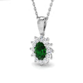 Emerald Lab-Grown Diamond Ring 0.64ct–0.93ct – SP4560 – 18k White Gold