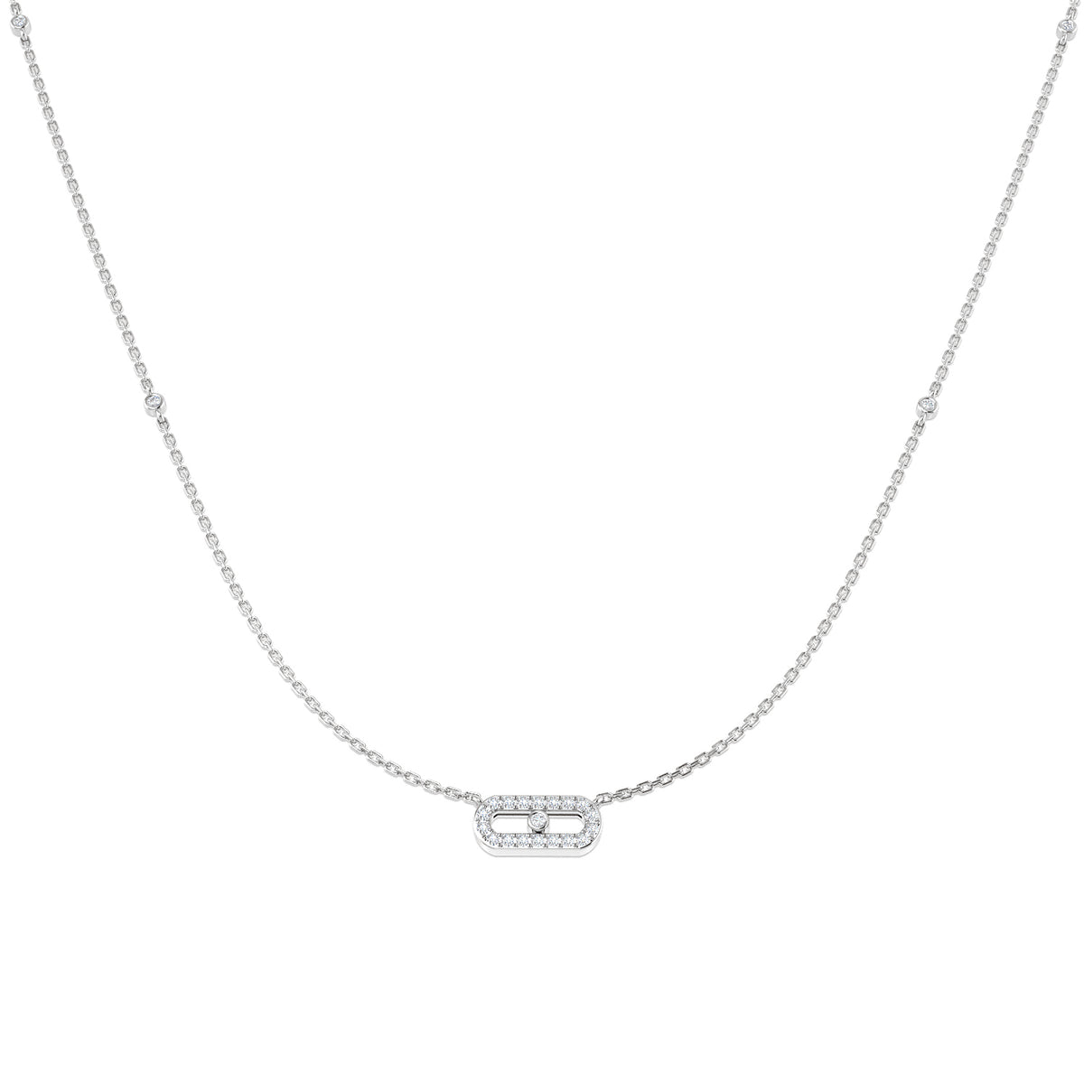 Fancy Diamond Ring 0.2ct – SN2244 – 18k White Gold