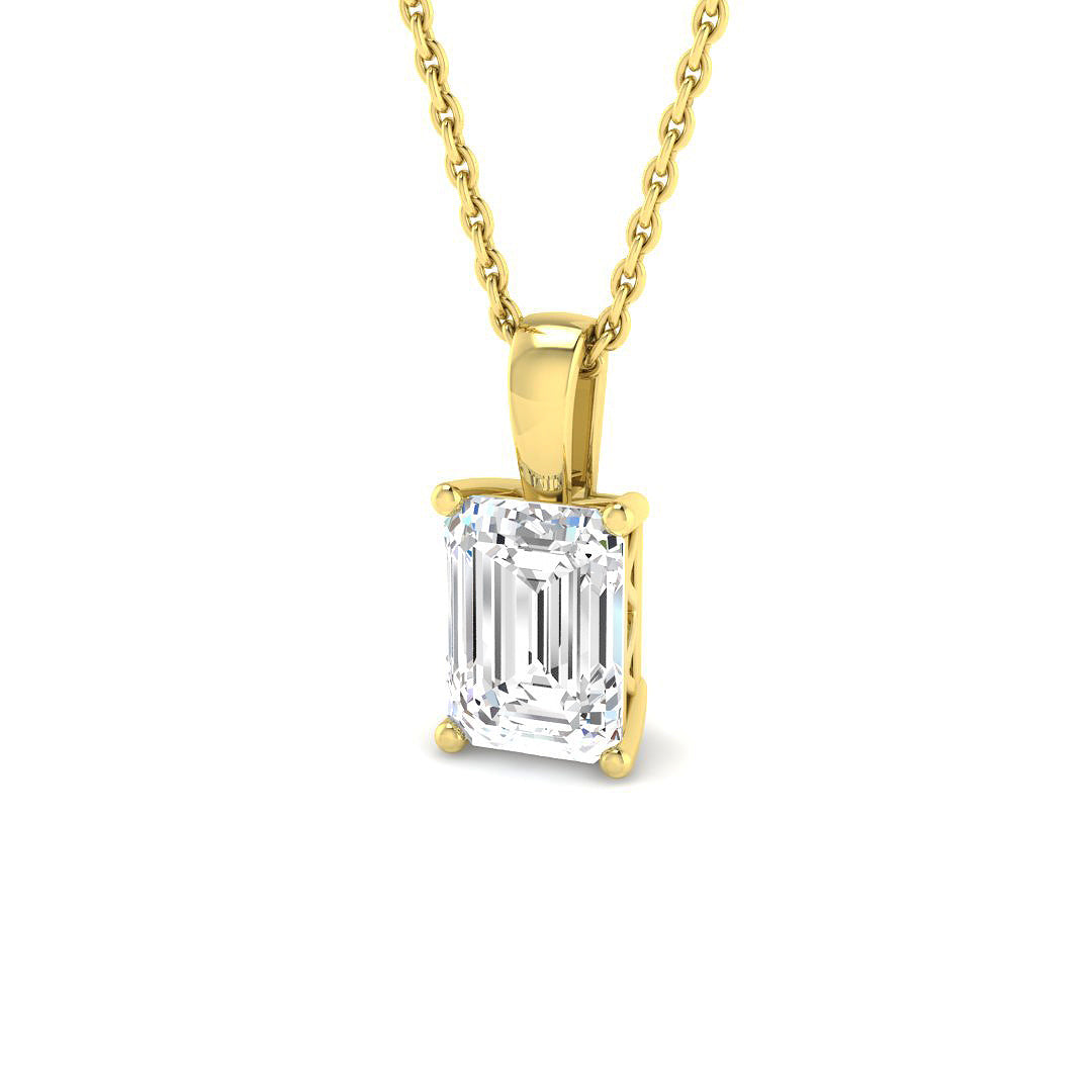 Solitaire Lab-Grown Diamond Ring 1.5ct–1.54ct – SP6773 – 18k Yellow Gold