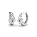 Hoops Diamond Ring 0.61ct – SE7761 – 18k White Gold