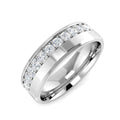 Fancy Diamond Ring 0.54ct – SR3582 – 18k White Gold