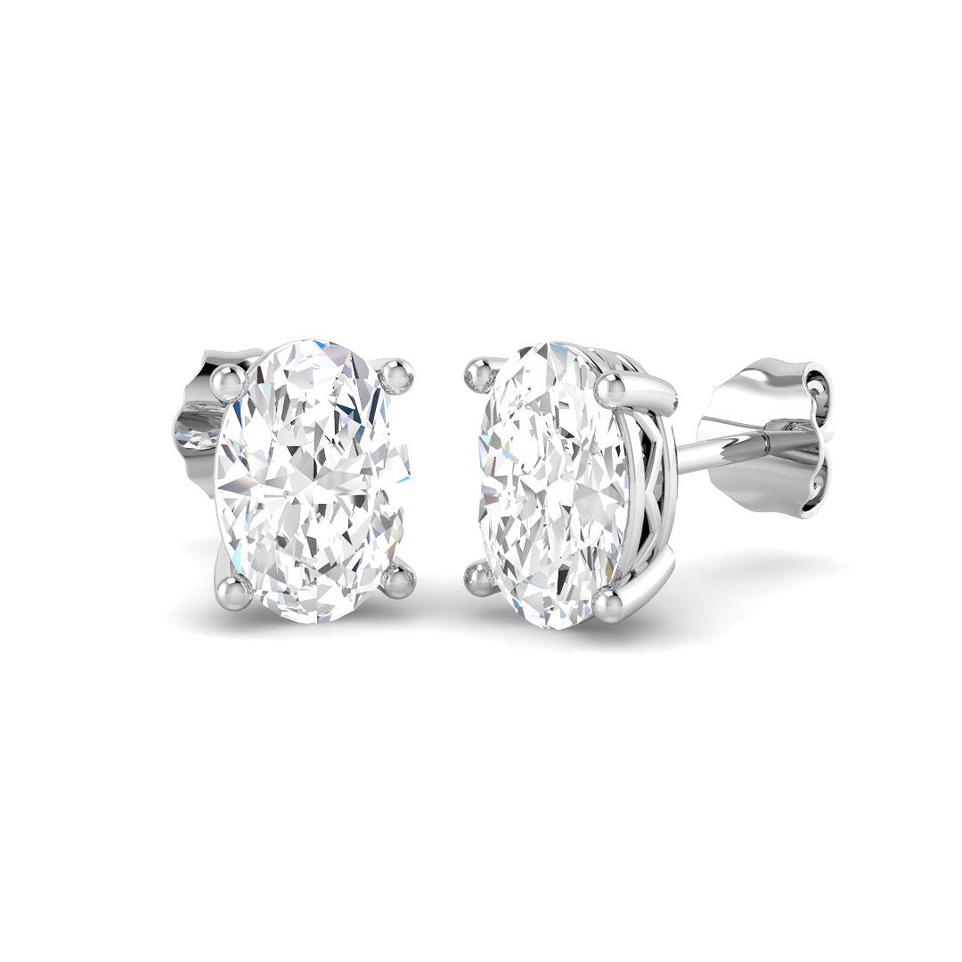 Solitaire Lab-Grown Diamond Ring 2.03ct – SE7351 – 18k White Gold