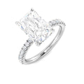 Engagement Lab-Grown Diamond Ring 3.37ct–3.41ct – SR6030 – 18k White Gold