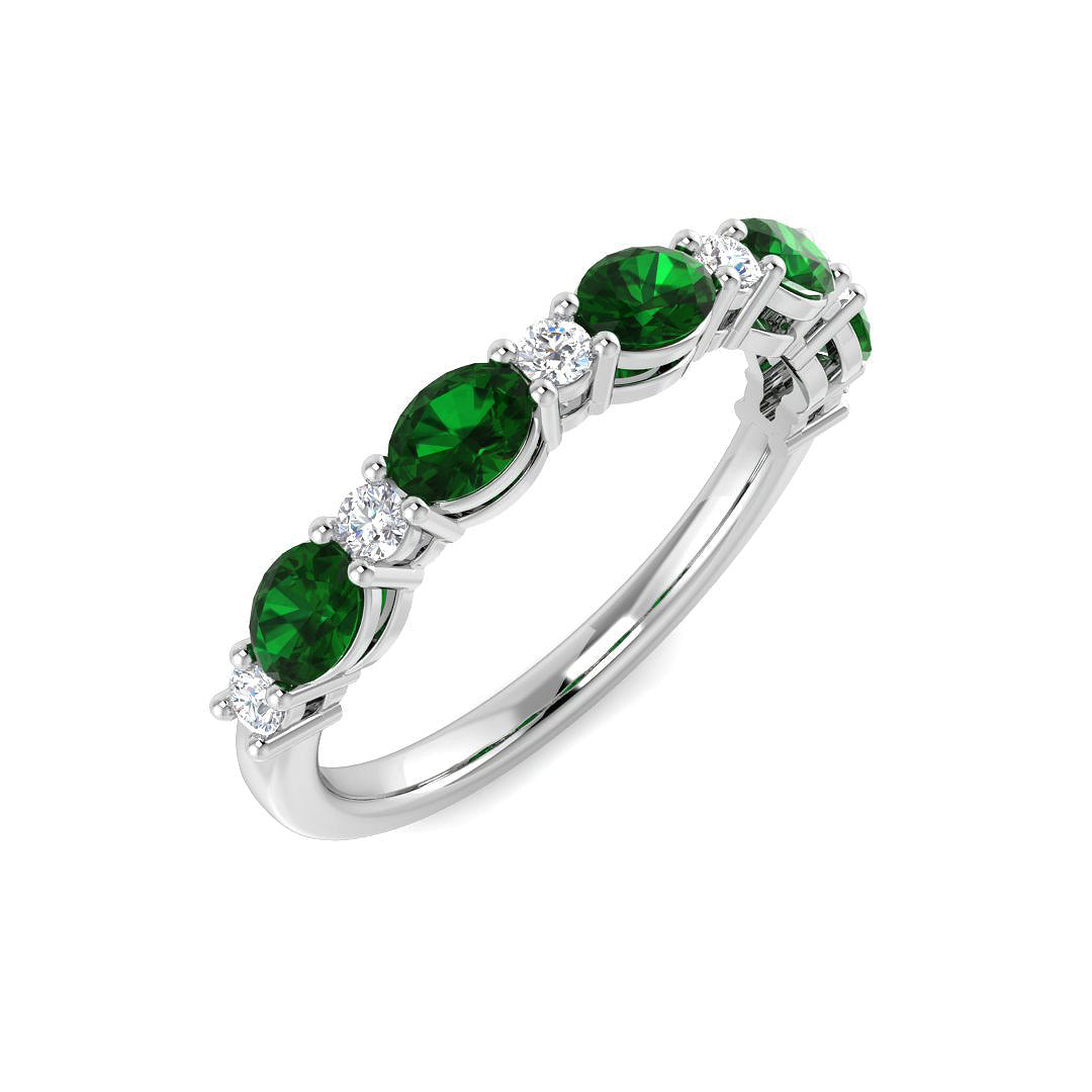 Eternity Diamond Ring 0.84ct – SR7970~EM – 18k White Gold