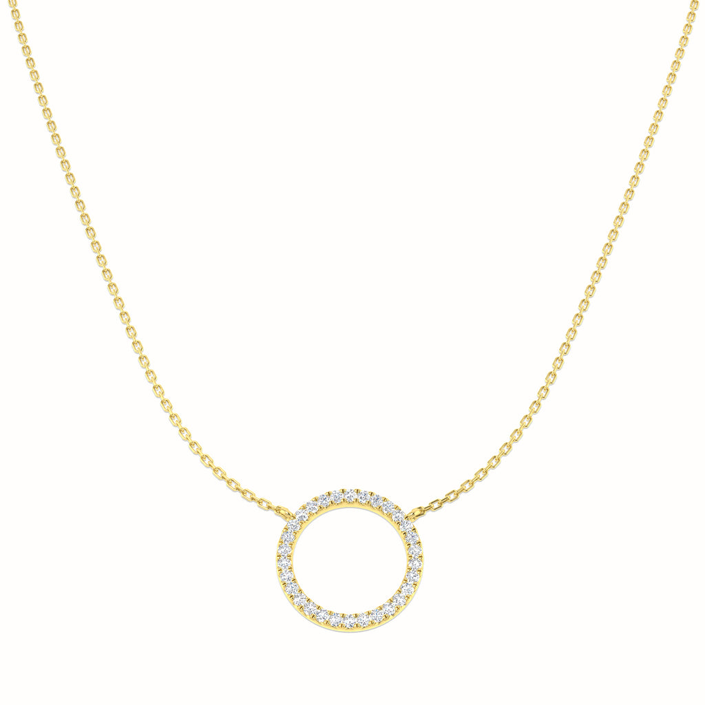 Circle of Life Diamond Ring 0.1ct–0.33ct – SN1915 – 18k Yellow Gold
