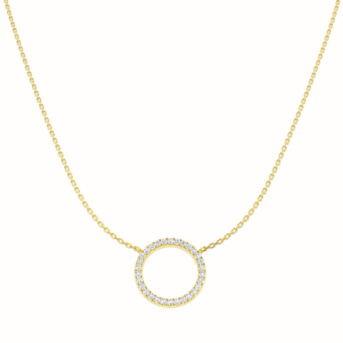 Circle of Life Diamond Ring 0.1ct–0.33ct – SN1915 – 18k Yellow Gold