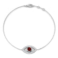 Ruby Diamond Ring 0.52ct – SB3012~RY – 18k White Gold