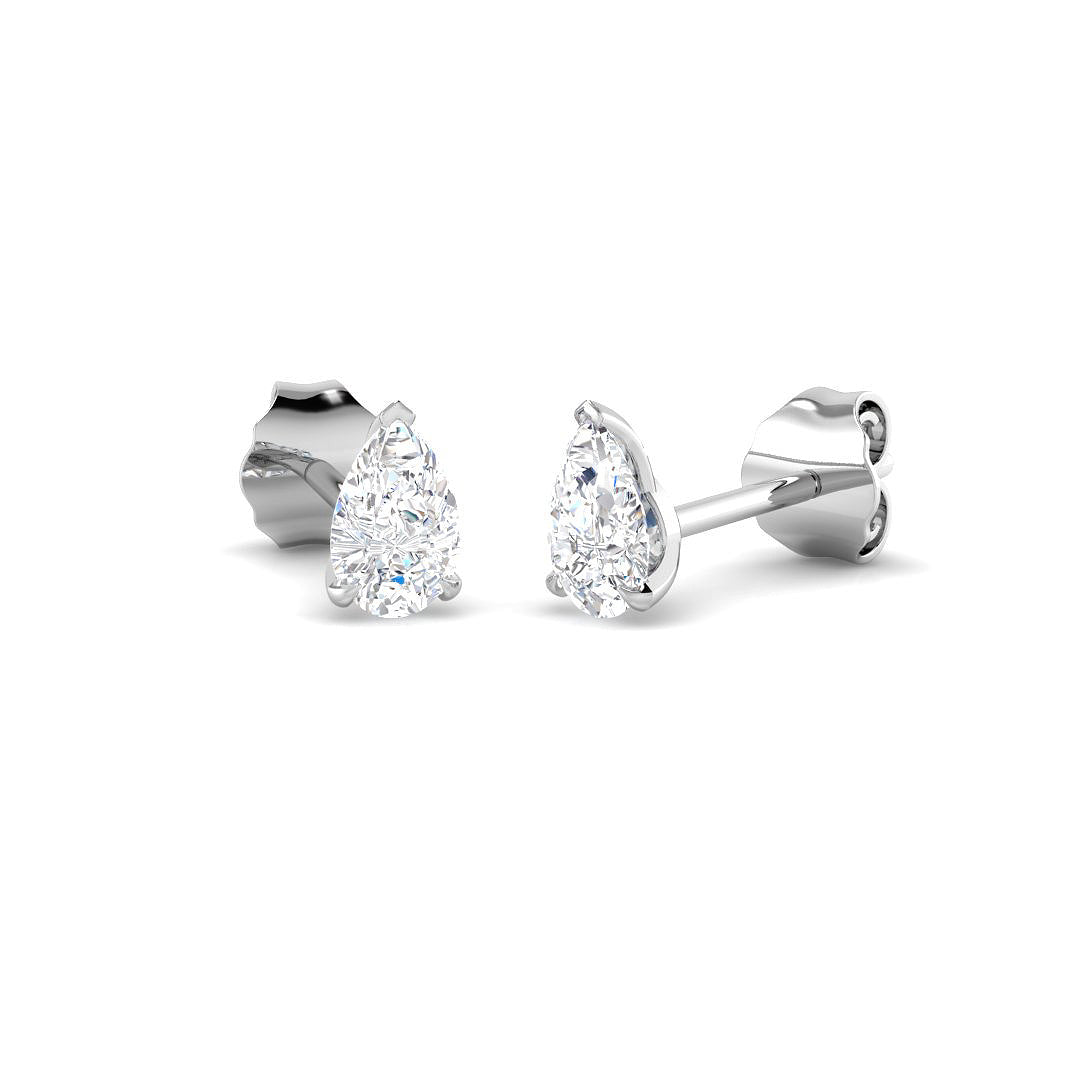 Solitaire Diamond Ring 0.45ct – SE7489 – 18k White Gold