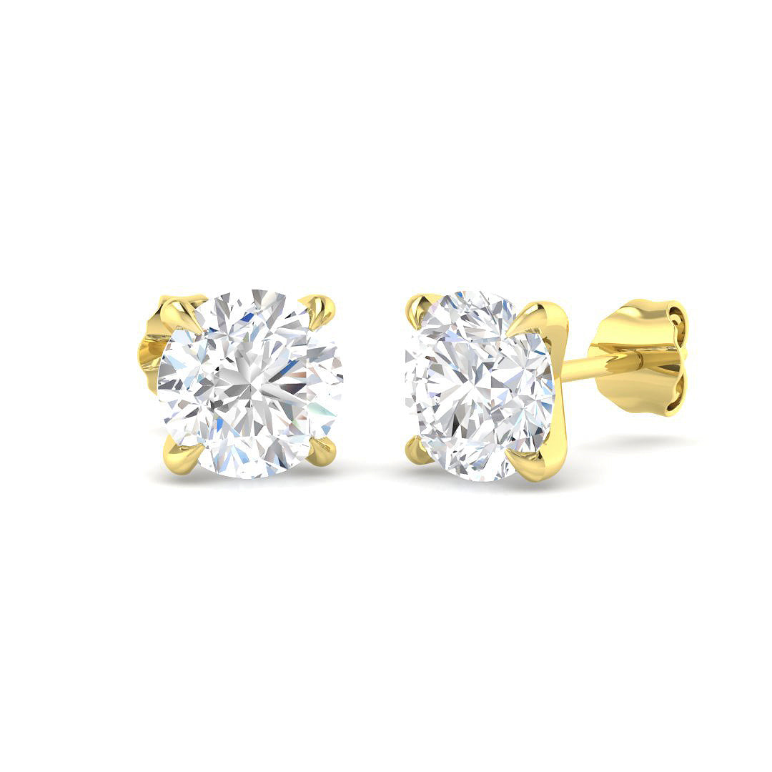 Solitaire Diamond Ring 2.98ct–3.44ct – SE7226 – 18k Yellow Gold