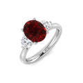 Ruby Diamond Ring 2.87ct – SR574~RY – 18k White Gold