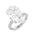 Engagement Lab-Grown Diamond Ring 6.61ct – SR6215 – 18k White Gold