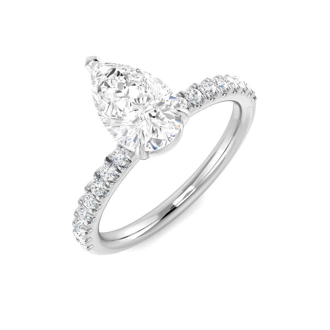 Engagement Diamond Ring 0.79ct–3.3ct – SR1373 – 18k White Gold