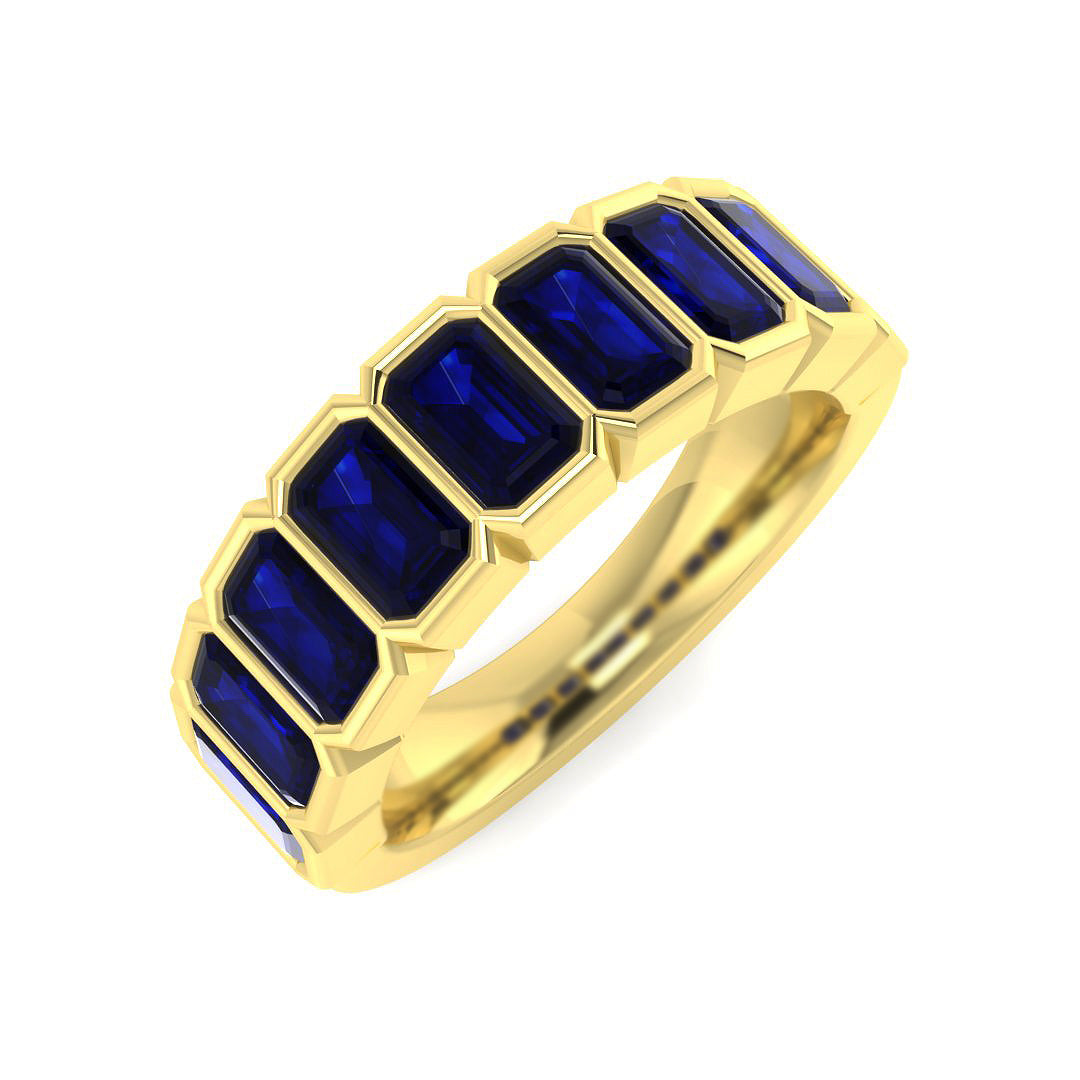 Eternity Diamond Ring 2.59ct – SR3525~BS – 18k Yellow Gold