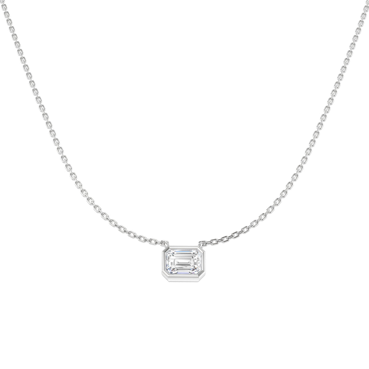 Solitaire Lab-Grown Diamond Ring 1.01ct – SN2420 – 18k White Gold