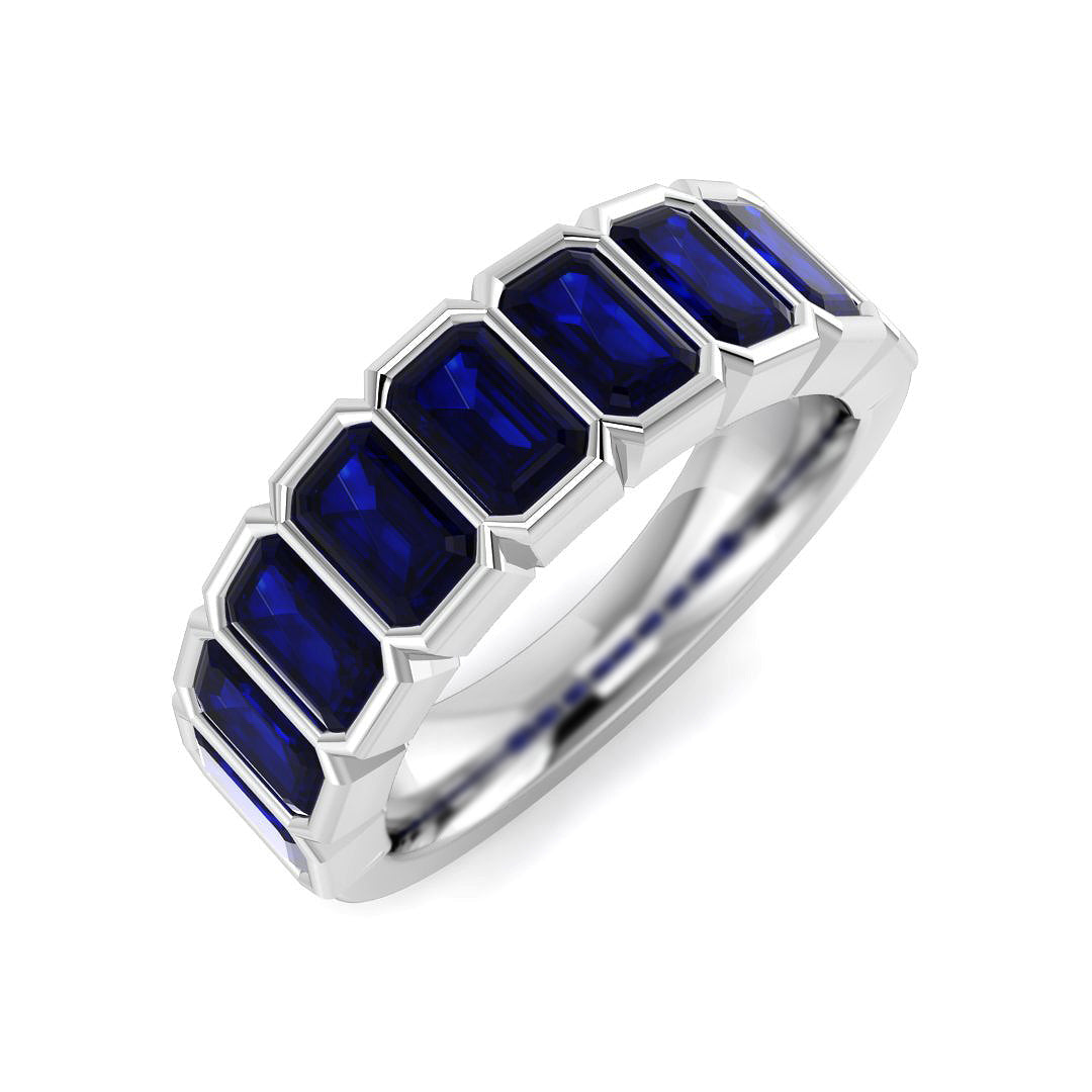 Eternity Diamond Ring 2.59ct – SR3525~BS – 18k White Gold