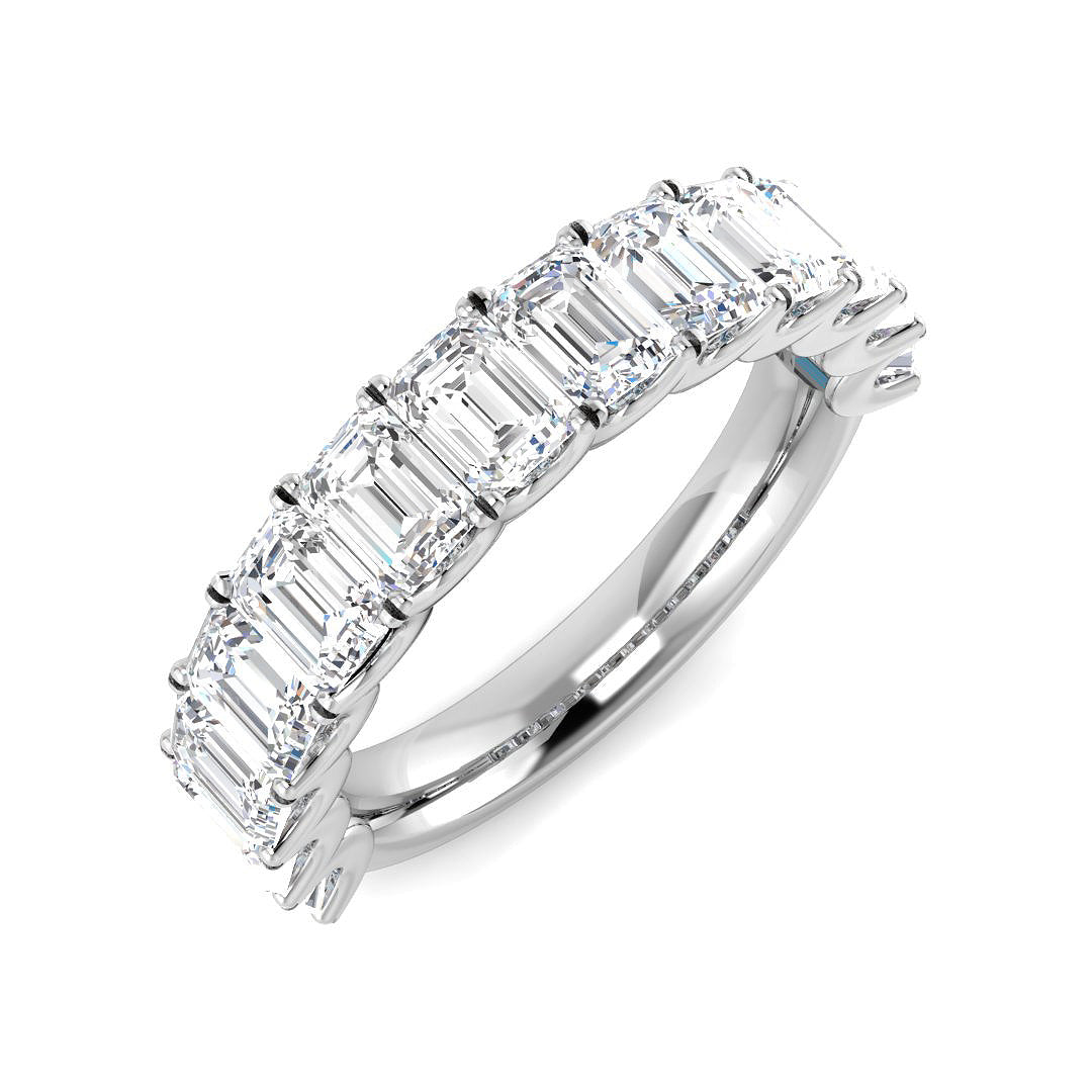 Half Eternity Diamond Ring 2.71ct – SR6472B – 18k White Gold