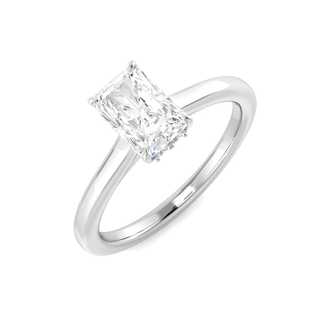 Engagement Lab-Grown Diamond Ring 1.13ct–1.15ct – SR5582-R/C – 18k White Gold
