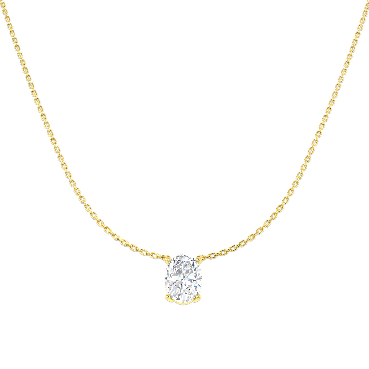 Solitaire Lab-Grown Diamond Ring 2.01ct – SN2242 – 18k Yellow Gold