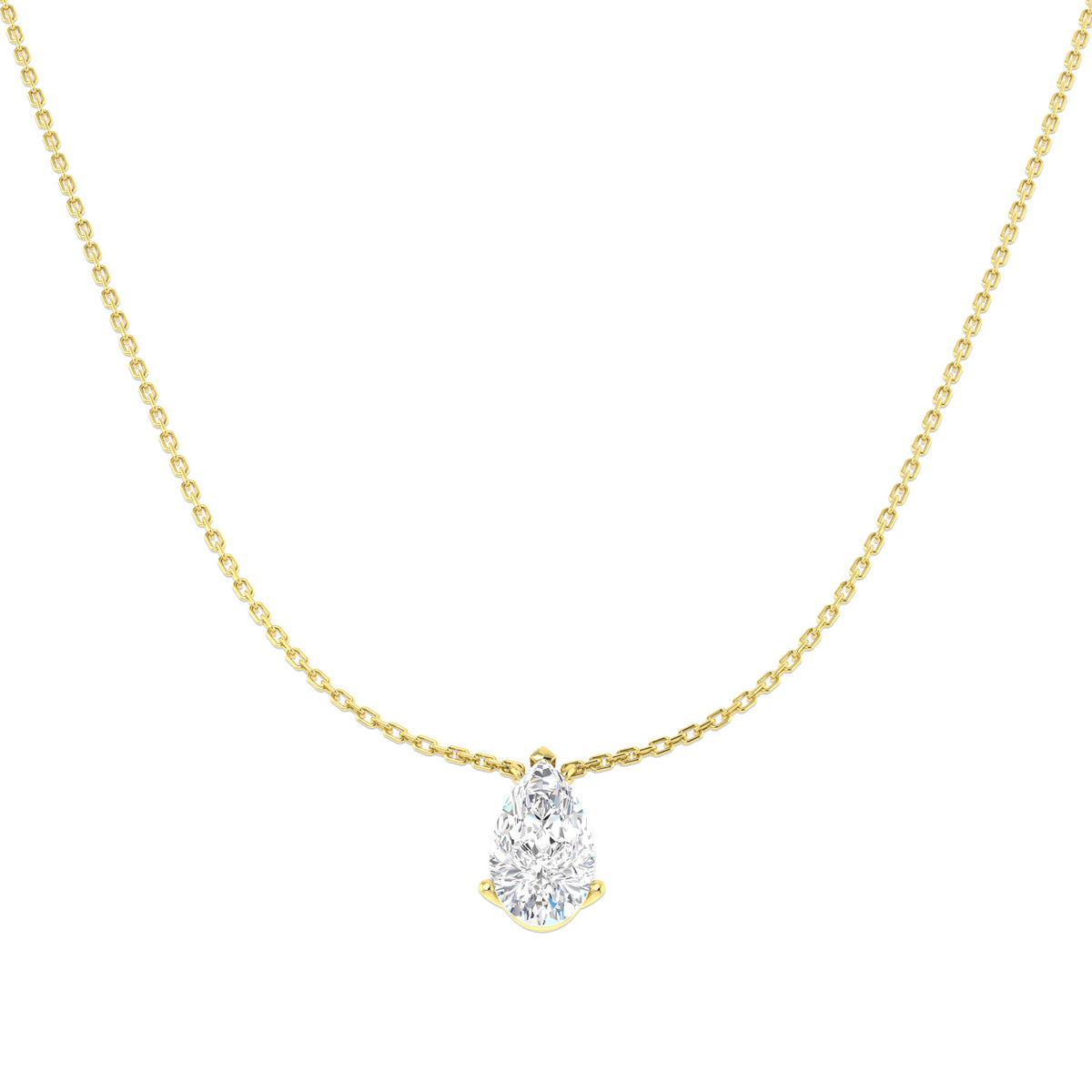 Solitaire Lab-Grown Diamond Ring 0.53ct–3.03ct – SN1951 – 18k Yellow Gold