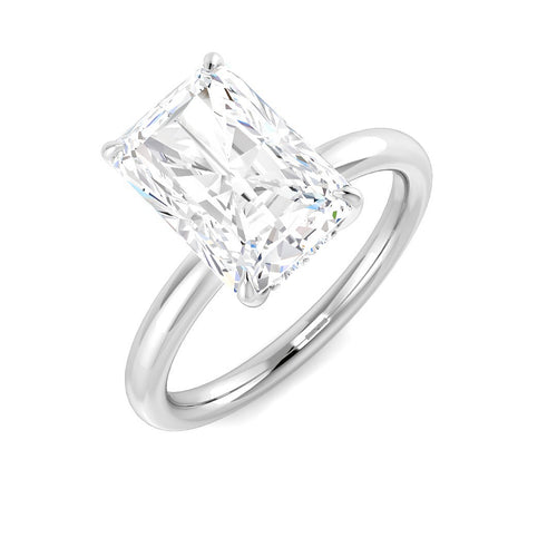 Engagement Lab-Grown Diamond Ring 3.15ct–3.19ct – SR6031 – 18k White Gold
