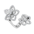 Fancy Diamond Ring 0.82ct – SR7404 – 18k White Gold
