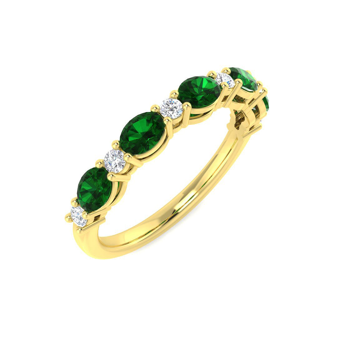 Eternity Diamond Ring 0.84ct – SR7970~EM – 18k Yellow Gold