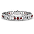 Ruby Diamond Ring 5.39ct – SB3031~RY – 18k White Gold