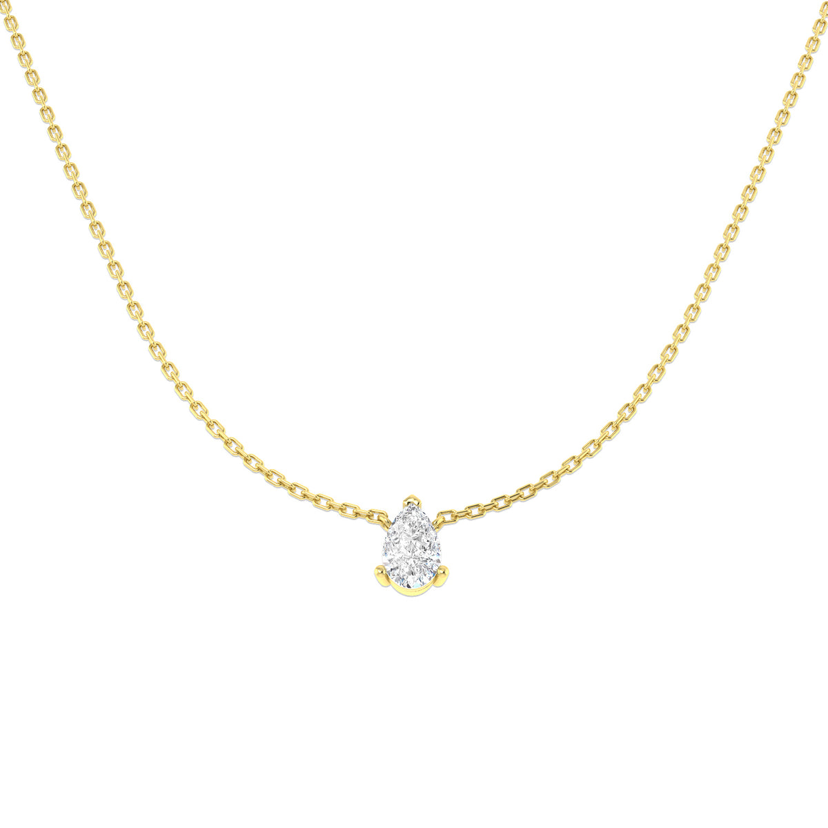 Solitaire Lab-Grown Diamond Ring 0.53ct–3.03ct – SN1951 – 18k Yellow Gold