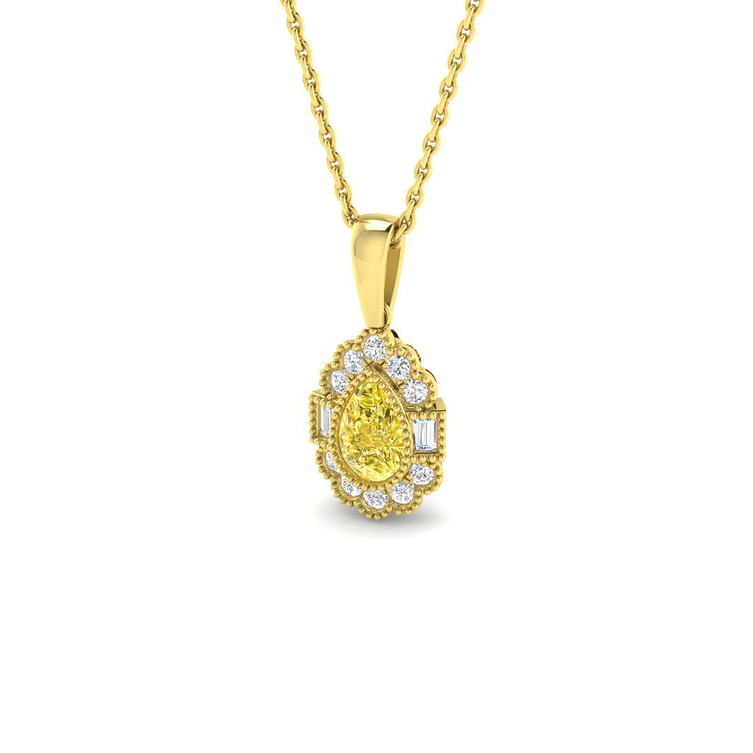 Vintage Diamond Ring 0.46ct – SP7202 – 9k Yellow Gold