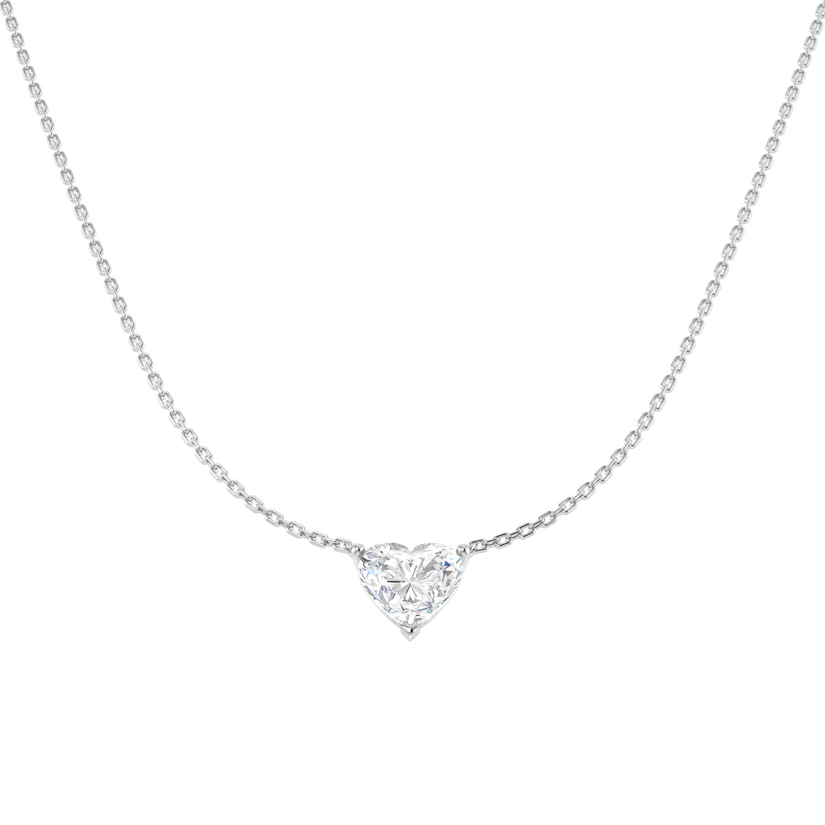 Heart Lab-Grown Diamond Ring 2.03ct – SN2300 – 18k White Gold