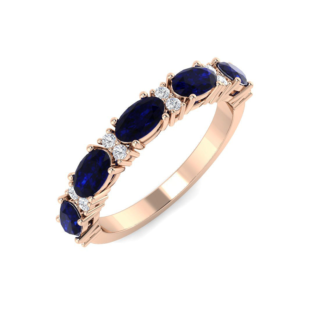 Eternity Diamond Ring 1.89ct – SR7870~BS – 18k Rose Gold