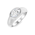 Engagement Lab-Grown Diamond Ring 1.0ct–1.03ct – SR5178 – 18k White Gold