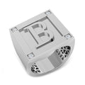 Initials Diamond Ring 0.13ct – SR7736 – 18k White Gold