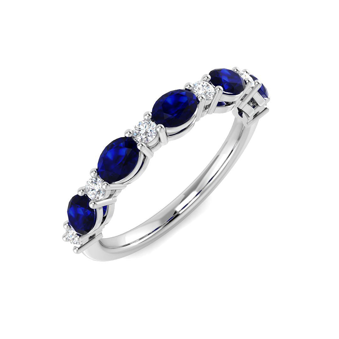 Eternity Diamond Ring 1.18ct – SR7970~BS – 18k White Gold