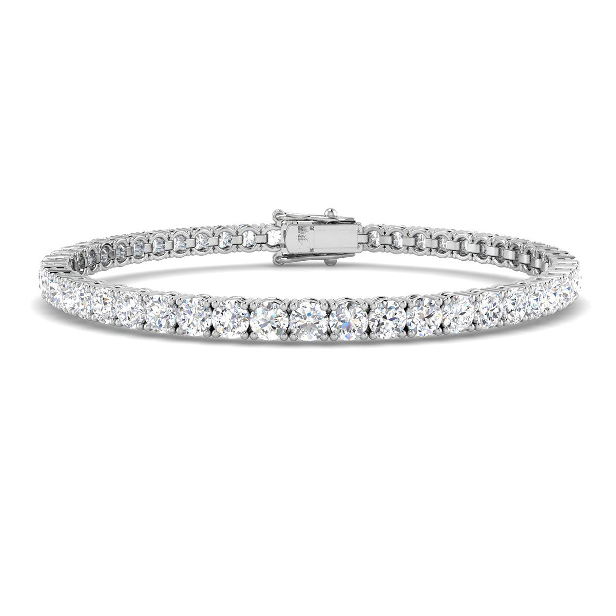 Tennis Diamond Ring 8.02ct – SB2390 – 18k White Gold