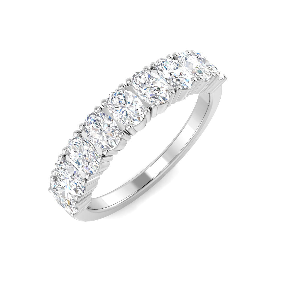 Multi Stone Diamond Ring 1.42ct – SR7836 – 18k White Gold