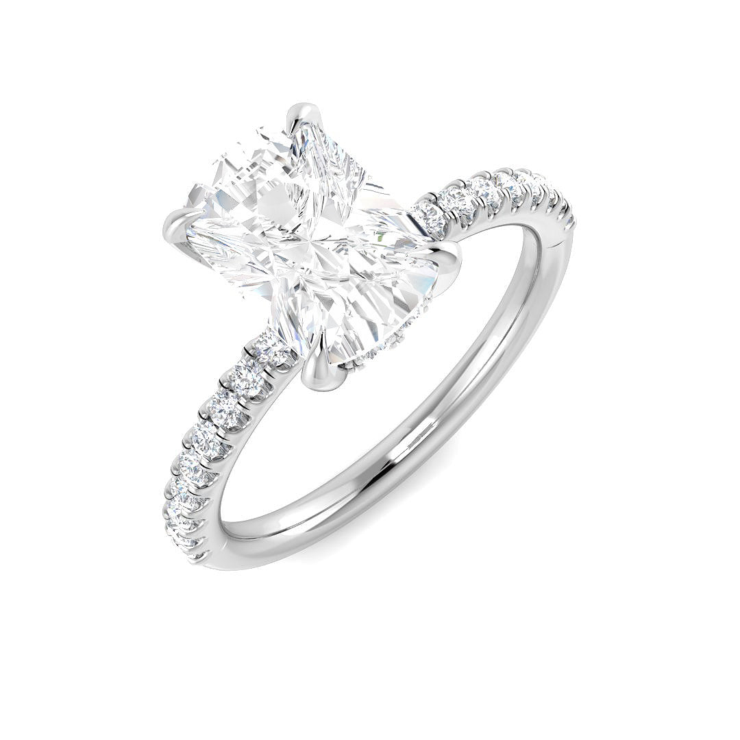 Engagement Lab-Grown Diamond Ring 2.36ct – SR6264 – 18k White Gold