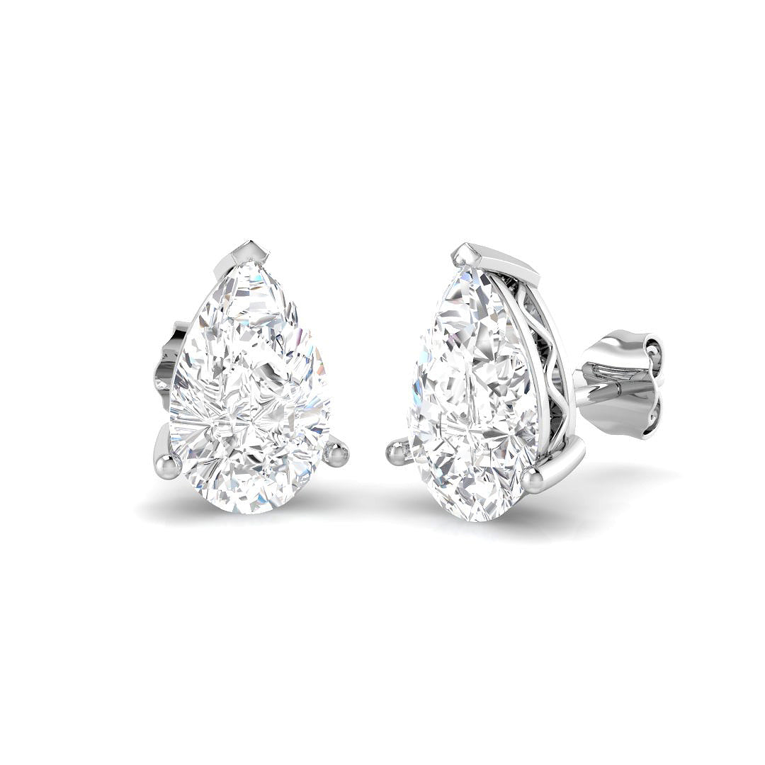 Solitaire Lab-Grown Diamond Ring 4.02ct – SE7108 – 18k White Gold