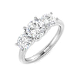 Three Stone Lab-Grown Diamond Ring 1.93ct – SR4808 – 18k White Gold